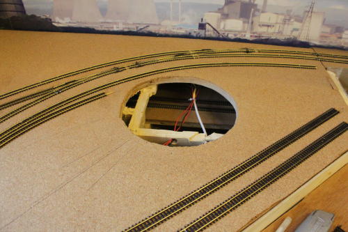 baseboard prep for turntable